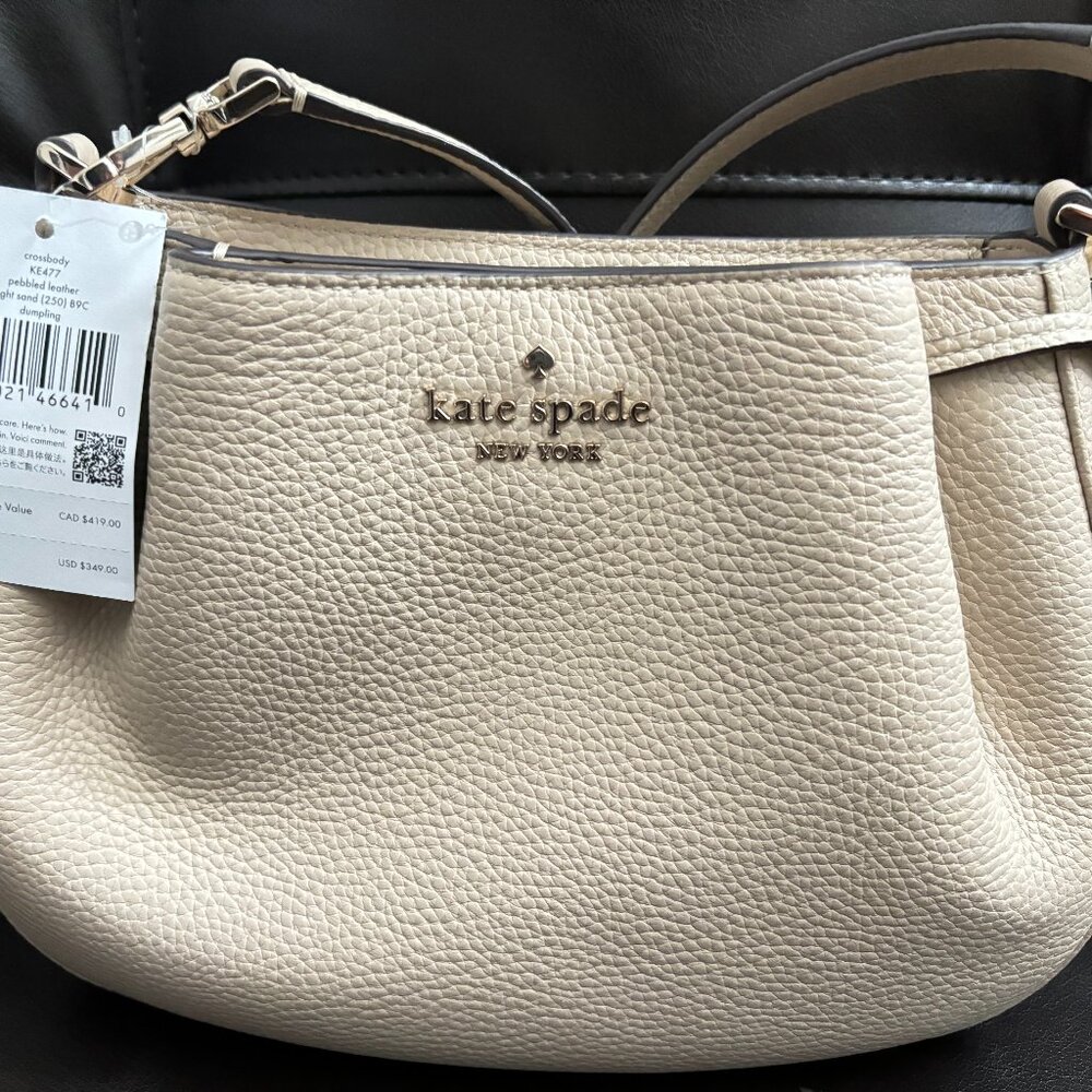 NWT Kate Spade Dumpling Crossbody (light sand)